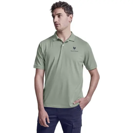 Mens Okiyo Shizen Eco Golf Shirt Model